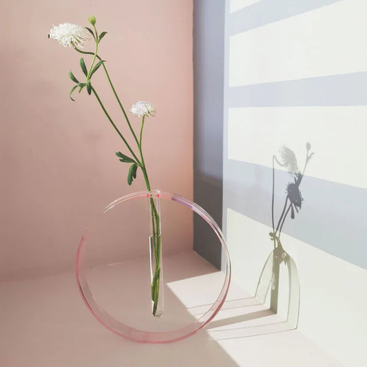 Transparent Test Tube Vase