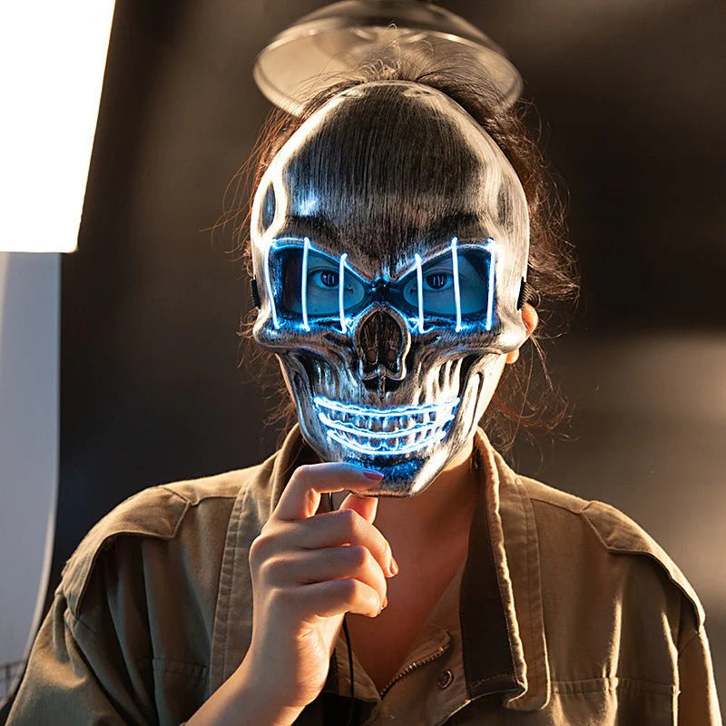 LED Face Skull Mask
